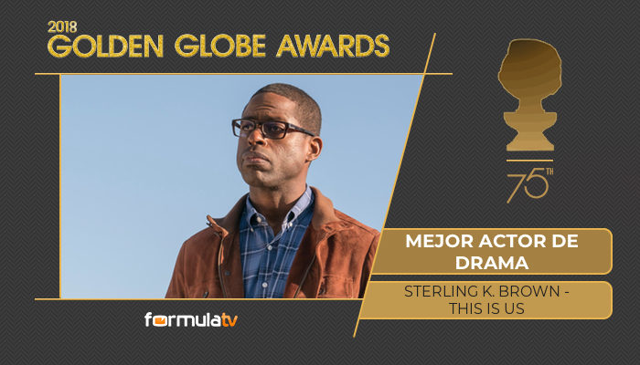 No ha habido sorpresas. ?Sterling K. Brown ganador a Mejor Actor de Drama!