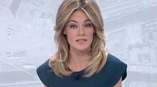 La presentadora de noticias de Telemadrid, Rocío Delgado, comete un error en directo que no pasa desapercibido