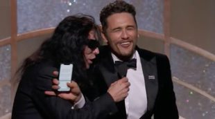 Globos de Oro 2018: James Franco sube por sorpresa al escenario a Tommy Wiseau al ganar su premio