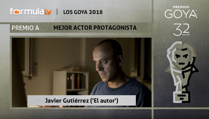 Mejor actor protagonista: Javier Gutiérrez por #ElAutor