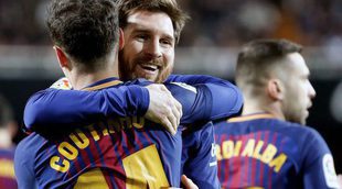 El partido entre el Valencia y el FC Barcelona lidera con un 6,1% en Gol y 'Big Bang' destaca en Neox (3,9%)