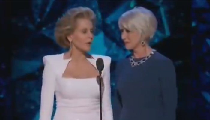 Dos aut?nticas estrellas como Jane Fonda y Helen Mirren, juntas para dar el Oscar a Mejor Actor