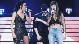 'Tu cara me suena': Cristina Pedroche y Anna Simón deslumbran como Aitana War con "Lo Malo"