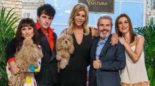 Bibiana Fernández encarga abrigos a medida para sus perros a los aprendices de 'Maestros de la costura'