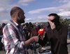 Un manifestante independentista reprende a un reportero de 'Espejo público' en directo: "¡Sigue mintiendo!"