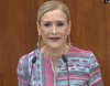 Cristina Cifuentes, en una comparencia emitida en Telemadrid y el Canal 24h: "El título del máster es real"