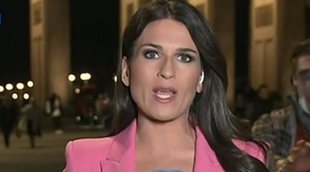 Un "zombie" acecha en directo a la enviada especial del 'Telediario' de La 1 en Berlín