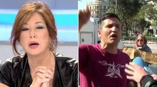 Un activista catalán insulta a Ana Rosa Quintana y la llama "ricachona" y "fascista" en directo