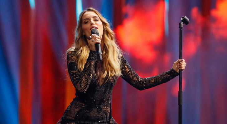 Franka Batelic (Croacia) ya se ha subido al escenario para ensayar por primera vez su #Crazy