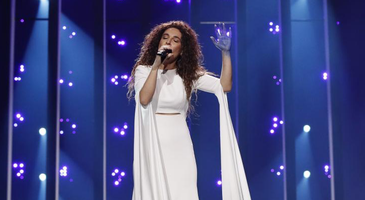 Primeras im?genes de Gianna Terzi representando a Grecia con