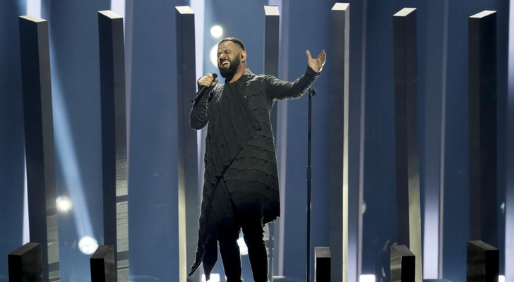 Sevak Khanagyan (Armenia) ya ha ensayado por primera vez en Lisboa cantando su