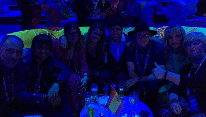 Amaia y Alfred disfrutan del resto de actuaciones en la Green Room