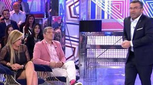 Jorge Javier llama "brujas" y "amargadas" a Belén Esteban y María Patiño, quien abandona el plató llorando