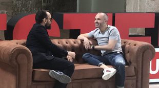 'Chester' vuelve a grabar el programa con Andrés Iniesta tras el accidente que dejó 18 heridos