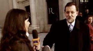 Mariano Rajoy acompañó a Cristina Pedroche en su primera experiencia en televisión con 'Sé lo que hicisteis..'