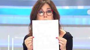 Ana Rosa, molesta porque varios medios no les han citado al hacerse eco de la carta de la víctima de La Manada