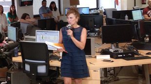 Begoña Alegría, al equipo de informativos de TVE: "Contaremos la verdad, al margen de cualquier otro interés"