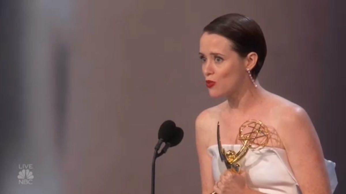 Premio para la Reina: gana el premio a la mejor actriz de drama Claire Foy
