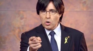 Telecinco usa la imagen de Puigdemont para anunciar la emisión de "8 apellidos catalanes" el día de la Diada