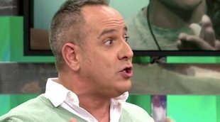 Belén Esteban enfrenta a Víctor Sandoval y Belén Rodríguez en 'Sálvame': "¡Eres muy falsa y muy mala persona!"