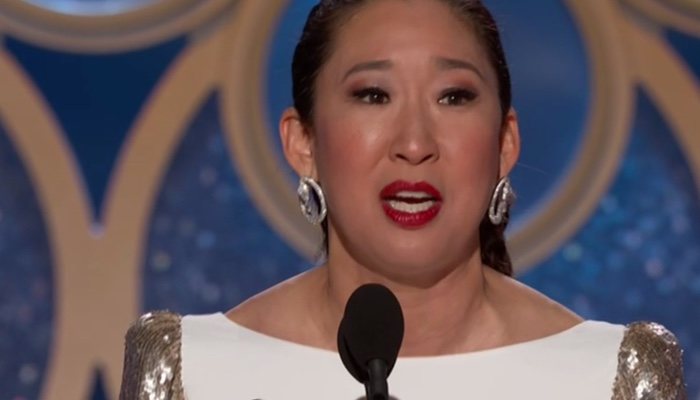 Momentazo de la noche: Sandra Oh, de presentadora a ganadora a Mejor Actriz de Drama por 'Killing Eve'