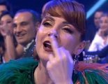 Najwa Nimri responde con una peineta a la petición de Íngrid García Jonsson en los Premios Feroz 2019