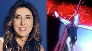 Paz Padilla impresiona en 'Sálvame' con su increíble habilidad practicando danza aérea