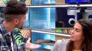 Sofia pega una colleja a Alejandro en 'GH Dúo' y él explota: "No voy a permitir que una tía me pegue"