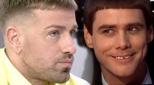 Tremendo cachondeo en Twitter al comparar el nuevo look de Rafa Mora con Jim Carrey en "Dos tontos muy tontos"