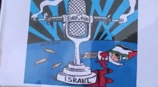 'Eurovisión 2019': Una manifestación contra Israel intenta boicotear la charanga de despedida de Miki