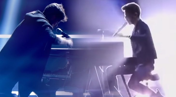 Pablo López y Duncan Laurence comparten su afición por aporrear el piano
