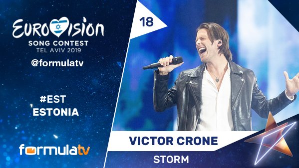18. Estonia: Victor Crone - 