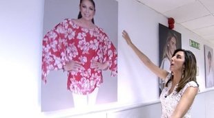 'Sálvame' instala un altar frente al retrato de Isabel Pantoja en los pasillos de Mediaset