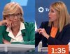 La perpleja cara de Carmena ante el discurso sobre contaminación de Silvia Saavedra