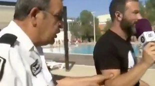 'À Punt Directe': Un guardia de seguridad impide a un reportero del programa realizar una conexión en directo
