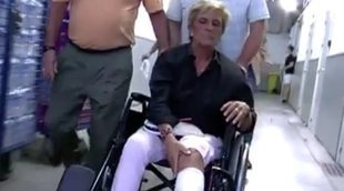 Chelo García-Cortés sufre un aparatoso accidente en 'Sálvame' y es trasladada a un hospital