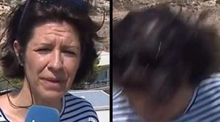 Una reportera de TVE, atacada por una avispa en una conexión en directo: "¡Me está picando!"