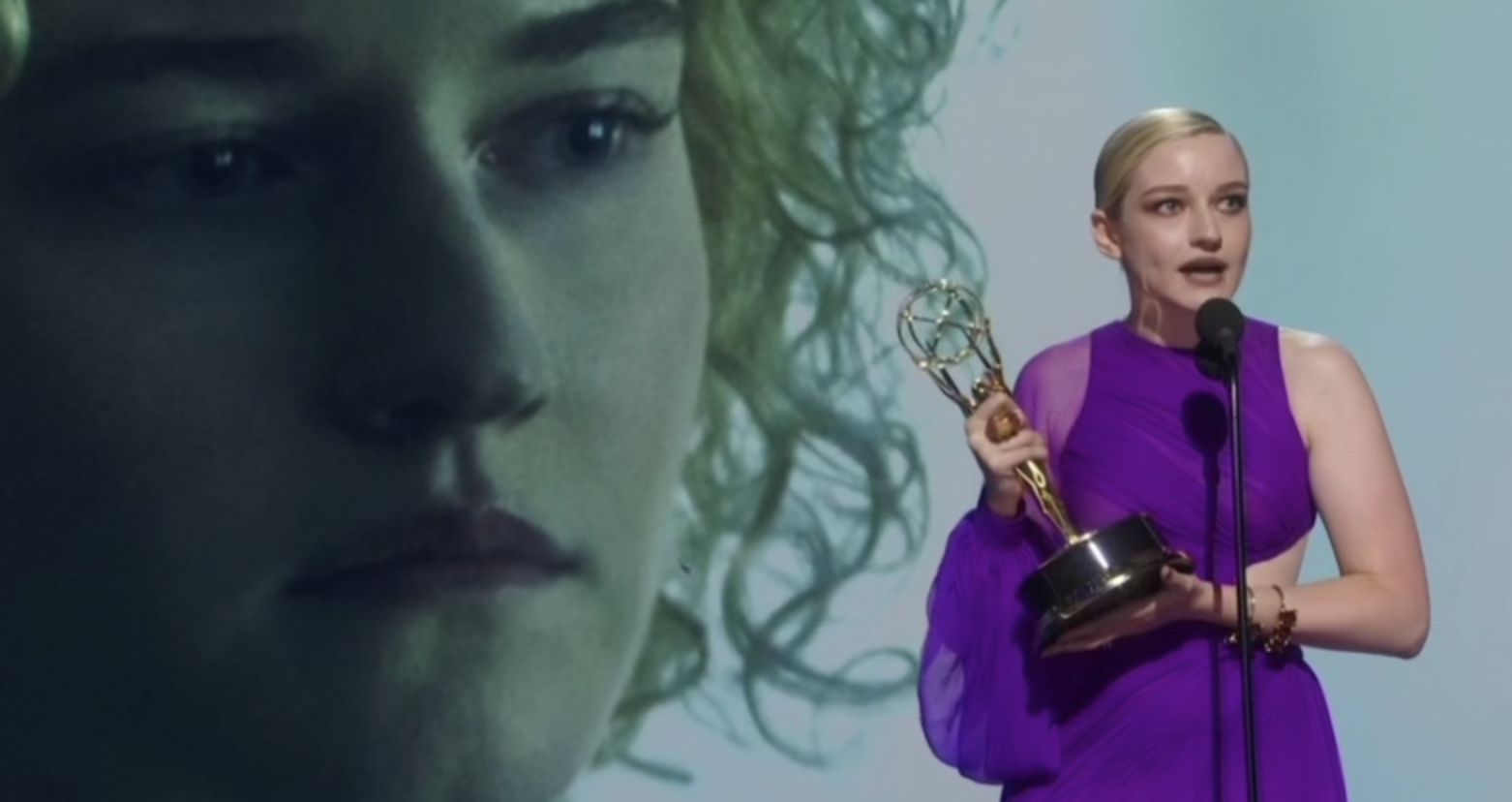Julia Garner está alucinando con su merecido premio por 'Orzak'... ¡la competencia era fuerte!
