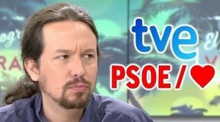 Pablo Iglesias: "TVE ha sido TelePP y ahora, por desgracia, es TelePSOE"