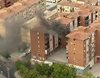 La emisión de la Vuelta a España en RTVE concluye con las imágenes de un estremecedor incendio