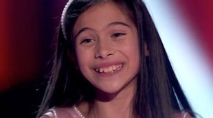 Melani García regresa a 'La Voz Kids' e interpreta el tema con el que se alzó ganadora de la última edición