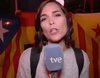Agreden a dos equipos de TVE en Barcelona con lanzamiento de huevos y el palo de una bandera