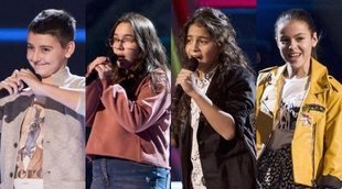 'La Voz Kids': Ana, Maksym, Juan Miguel y Marta, concursantes eliminados en la primera noche de Asaltos