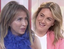 María Patiño se emociona en su entrevista a Carlota Corredera en 'Socialité'