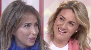 María Patiño se emociona en su entrevista a Carlota Corredera en 'Socialité'