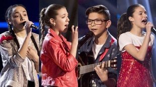 'La Voz Kids': Aysha, Patricia, Salvador e Irene completan el grupo de los ocho finalistas
