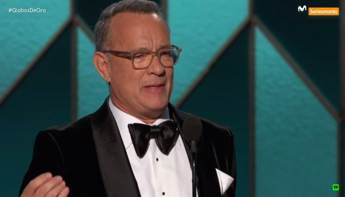 Tom Hanks recoge el Premio Cecil B. DeMille y agradece el reconocimiento a todos los que le han llevado a estar dónde está.