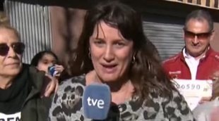 La reportera viral de la Lotería confiesa que en realidad no ganó el Gordo: "Me he contagiado de la alegría"