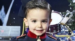 Los Reyes Magos traen a Hugo y su tambor (ganador de 'Got Talent') una batería para seguir aprendiendo