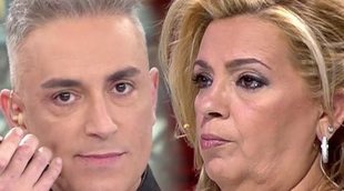 Kiko Hernández filtra por error parte del teléfono de Carmen Borrego en 'Sálvame' y luego se mofa de ella
